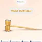 Meat Tenderizer Mallet Hammer, Wooden Double Sided